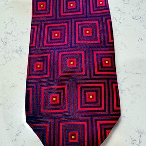 Steve Harvey men’s tie red blue